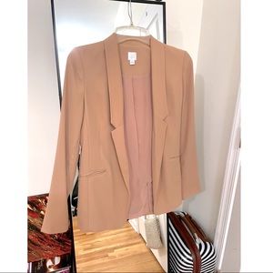 Nude Beige Blazer Jacket